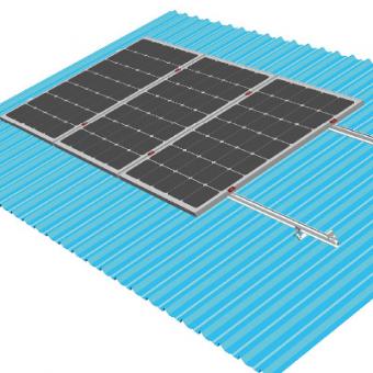 установка солнечных батарей на металлической крыше Т-образный крюк оптовые продажи