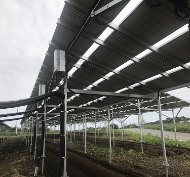 система крепления солнечной фермы, япония