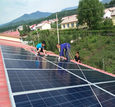  Цзилинь Байшань 15кВт фотоэлектрическая электростанция на крыше