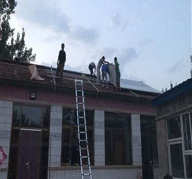  Шаньдун Вэйфан 5кВт фотоэлектрическая электростанция на крыше